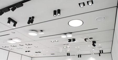 светильники для натяжных потолков